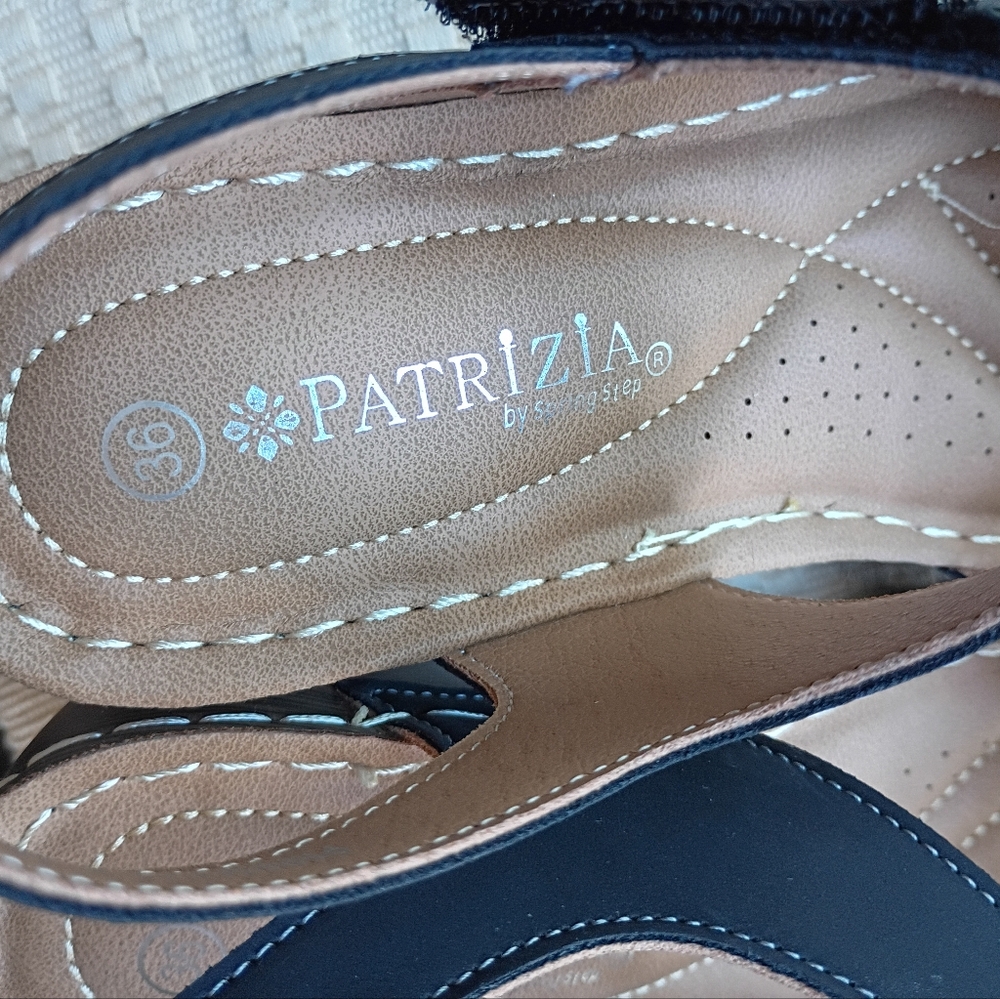 NWT.Patrizia by Spring Black and Tan Sandals.Size36/5.5 - Picture 5 of 8